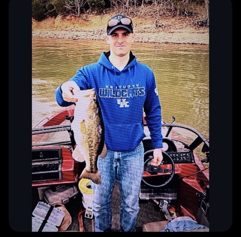 Brian holding a largemouth bass